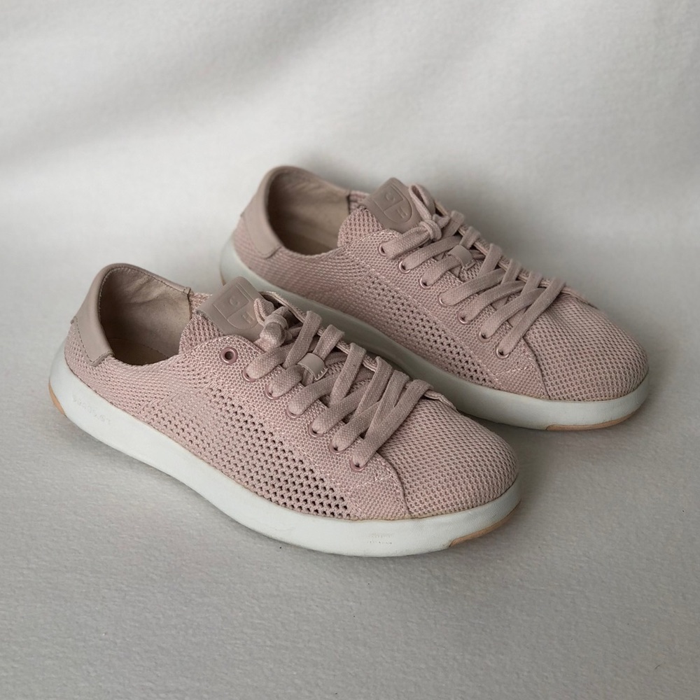 Cole Haan GrandPro StitchLite Low-Top Sneakers in Peach - Women’s size 7.5